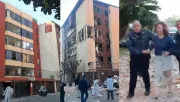El siniestro ocurrió en el tercer nivel de un edificio.