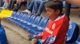 Aficionado del Toluca festejando un gol
