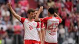 Festejo de los muniqueses tras el gol de Müller 