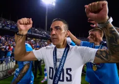 ¿Se despide de la afición? Vicente Sánchez festejó junto con los seguidores celestes