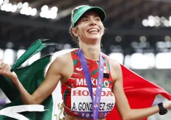 Alegna González tras su medalla de plata en Tokio 2025