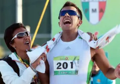  Eder Sánchez al término de una competencia