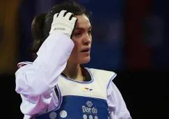María Espinoza, en un duelo en los Panamericanos de Toronto 2015