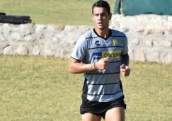 Caraglio durante su entrenamiento con Dorados