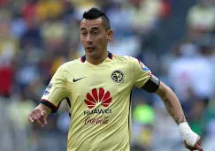 Sambueza en un partido del América 