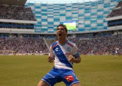 Alustiza celebra su gol tras remontar contra Dorados