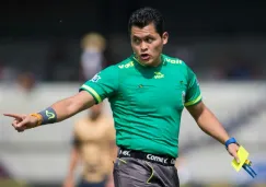 Jorge Antonio Pérez Durán durante un partido de Pumas