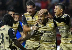 Jugadores de Dolares 'estallan' de alegría tras gol contra Cruz Azul