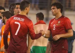 CR7 y Pepe, finalizando un duelo con Portugal