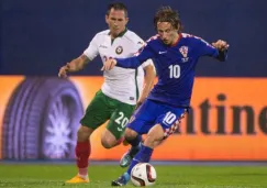 Luka Modric, durante un partido de Croacia por Eliminatorias para la Euro