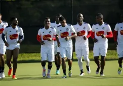 Jugadores de Panamá durante la práctica en la UCF de Orlando