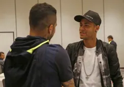 Neymar y Dani Alves conviven en la concentración de la Canarinha