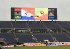 Desplegado erróneo de la bandera boliviana