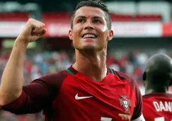 CR7 celebra uno de sus goles frente a Estonia
