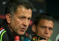 Juan Carlos Osorio en conferencia de prensa del Tri