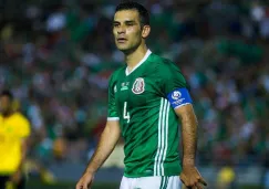 Rafa Márquez durante el partido contra Jamaica