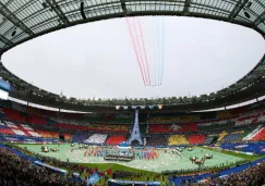 Así lució el Stade de France previo al arranque del juego