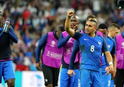 Payet al término del encuentro de Francia