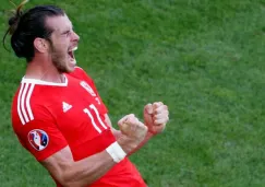 Bale grita su gol a favor de la selección de Gales