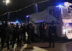 Policía antidisturbios se prepara para detener incidentes de la Euro