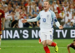 Wayne Rooney durante el partido contra Rusia