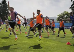 Irlanda del Norte en un entrenamiento
