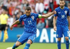 Srna (11) manda un disparo a portería