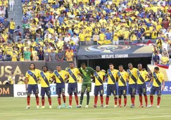 El equipo de Ecuador, en la cancha del MetLife