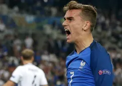 Antoine Griezmann estalla de euforia tras abrir el marcador contra Alemania