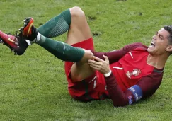 Cristiano Ronaldo se duele tras choque con Payet 