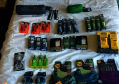 Parte de la cantidad de repelentes que Solo llevará a Río