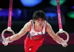 Kohei Uchimura durante los JO de Londres 2012