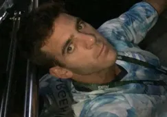 El tenista argentino Juan Martín Del Potro, encerrado en el elevador