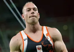 El atleta holandés, Yuri van Gelder, entrena en el Arena de Río