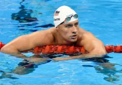 Ryan Lochte después del relevo 4x200 libres en Río 2016