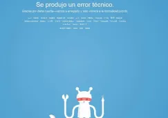 Captura del anuncio de Twitter para dar cuenta de la falla técnica