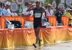 Yohann Diniz lideraba la marcha de 50 kilómetros