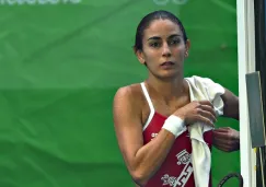 Paola Espinosa durante la Final de plataforma de 10 metros