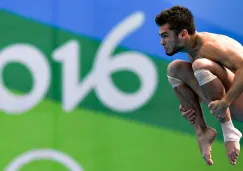 Iván García realiza un clavado en los Juegos Olímpicos