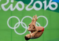 Germán Sánchez, durante la Final de clavados