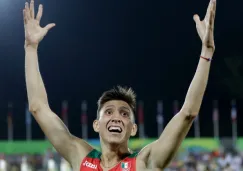 Ismael Hernández festeja su tercer lugar en Rio 2016