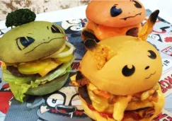Hamburguesas inspiradas en Pikachu, Bulbasaur y Charmander