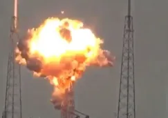 Explosión del cohete en Cabo Cañaveral
