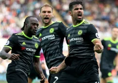 Diego Costa celebra uno de sus tantos contra Swansea