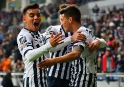 Monterrey celebra una anotación frente a Lobos BUAP