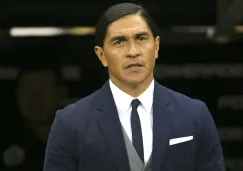 Francisco Palencia, durante un partido contra el América