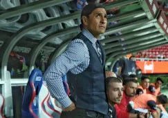 Palencia durante encuentro frente a Chivas