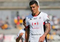 El Maza Rodríguez durante el partido de Lobos vs Tigres