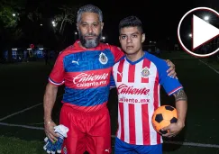 Enrique Gómez comparte con su padre la pasión por el futbol