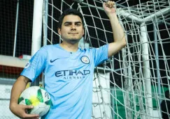 Diego Rojas posa en las instalaciones de la Liga Olimpus Felix Cuevas 